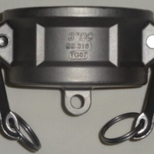 Type DC Camlock — Dust Cap, 1" Aluminum