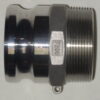 Type F Camlock — Adapter x Male NPT, 1/2" SS304