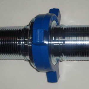 Frac Fitting — 8" Fig.100 Hammer Union Blind Plug paint in black, 8"