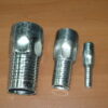 Hexed Combination Nipple, 1 1/2" Brass
