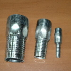 Hexed Combination Nipple, 1/2" Steel Only